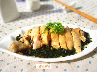 美味的葱油鸡腿