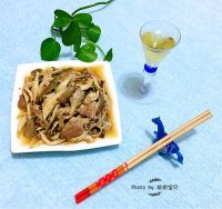 好吃平菇炒鲜肉做法图解11)