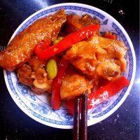 味道十足的毛豆烧鸡