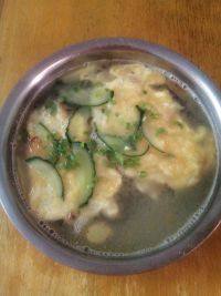家常菜黄瓜鸡蛋汤