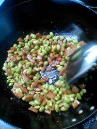 家常菜毛豆炒萝卜干