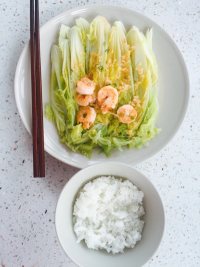 家常菜虾仁娃娃菜