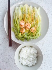 家常菜虾仁娃娃菜