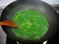家常青菜豆腐羹做法图解9)