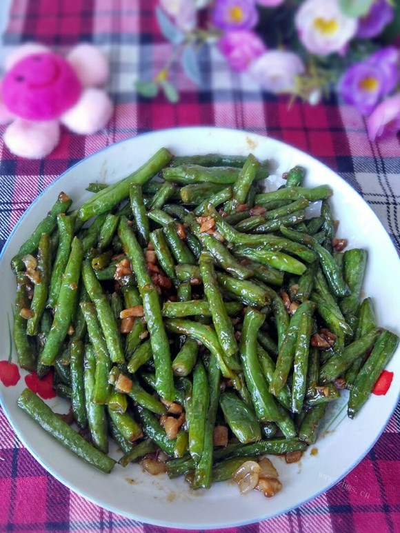 喷香的肉末豆角