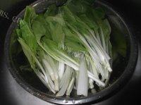 「美味可口」清炒小白菜做法图解2)
