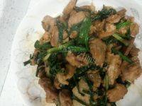 口感不错的蒜香肉片