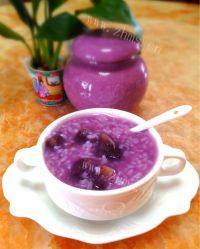 自制紫薯粥