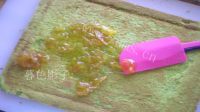 美味的春の菜汁蛋糕卷做法图解13)