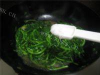 家常菜蒜香西洋菜做法图解7)