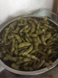 美味营养的五香毛豆做法图解5)
