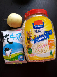 美味的水果燕麦粥做法图解1)