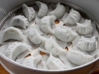 晚餐鳕鱼水晶虾饺做法图解16)