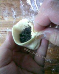 垂涎欲滴的芝麻饼做法图解9)