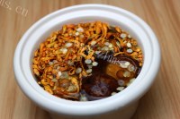 滋补虫草花花旗参香菇汤做法图解1)