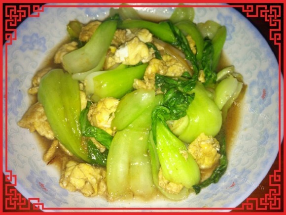 大厨之油菜炒鸡蛋
