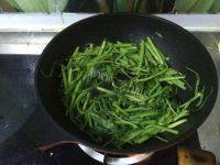 家常菜清炒竹叶菜做法图解5)