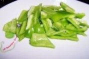 家常菜培根炒蚕豆做法图解3)