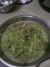 家常菜莴笋炒肉丝