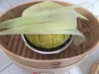 可口的一品南瓜做法图解7)
