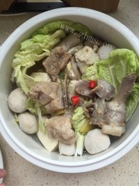 简单版超简单豆腐丸子炖菜做法图解8)