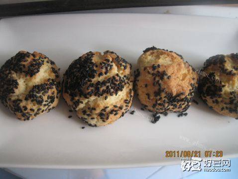 黑芝麻酥球