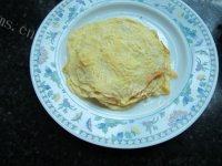 自己做的蛋皮饺子做法图解6)