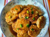 香脆美味鱼饼做法图解5)