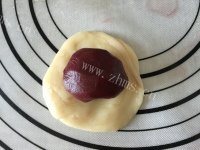 #美味的朋友#红曲豆沙做法图解4)