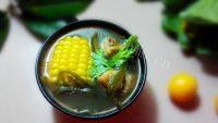 美味的排骨玉米海带汤