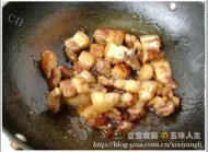 超级好吃的毛氏红烧肉做法图解4)