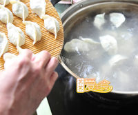 脆嫩可口的韭菜鸡蛋饺子