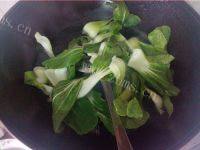家常菜小白菜肉丸汤做法图解11)