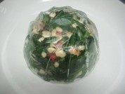 自制花生酱菠菜塔做法图解6)