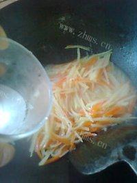 家常菜土豆胡萝卜丝做法图解6)