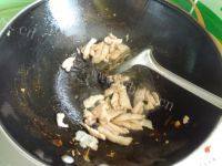 肉片炒豇豆做法图解4)