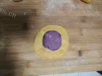 可爱的南瓜紫薯开花馒头的做法图解五