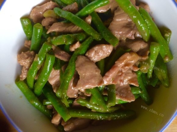 DIY豆角炒肉片