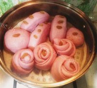 自制紫薯馒头做法图解4)