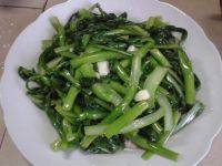 质嫩的清炒油菜