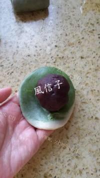 自制抹茶蛋黄酥做法图解18)