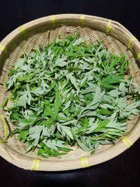 自制艾叶糍粑做法图解1)