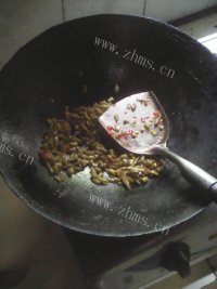 家常辣炒酸豆角做法图解4)