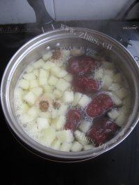 秀色可餐的菊花水果茶做法图解8)
