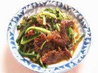 家常豆豉鲮鱼油麦菜