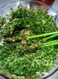 美味的茴香猪肉饺做法图解5)