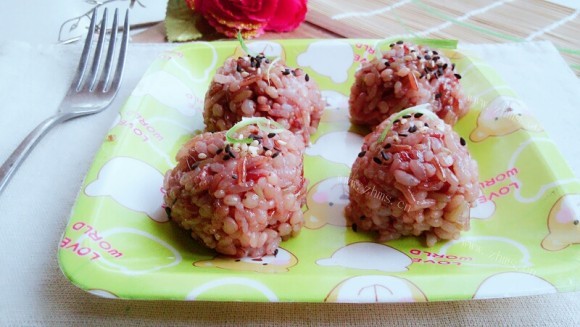 三色甜饭团#不忘初心#