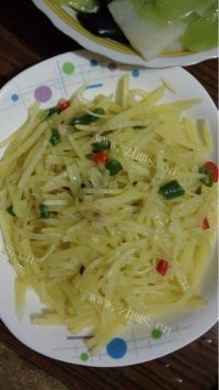 色味俱佳的清炒土豆丝做法图解5)