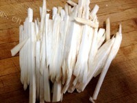 美味杏鲍菇豆皮卷做法图解3)
