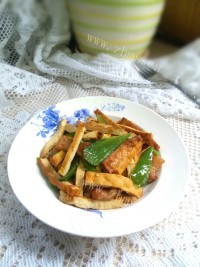 家常菜小炒香干做法图解8)